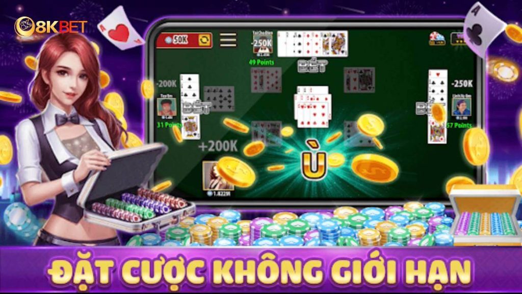 3 tựa game bài đổi thưởng được yêu thích nhất tại 8KBET